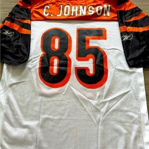 Bengals Throwback Mens Medium - C Johnson Jersey